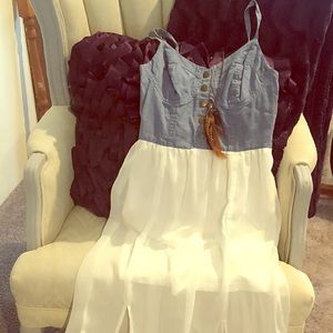 Two toned Maxi dress